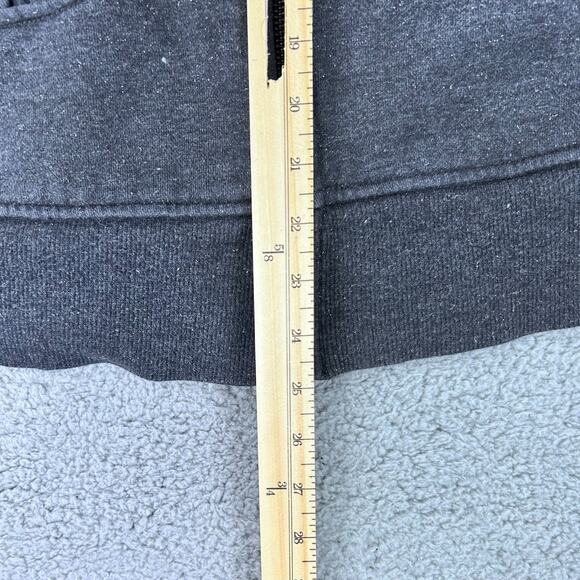 Lululemon Jacket Womens Size 8 Dark Gray Silver Sparkles Full Zip & Thumb Holes - Picture 8 of 9